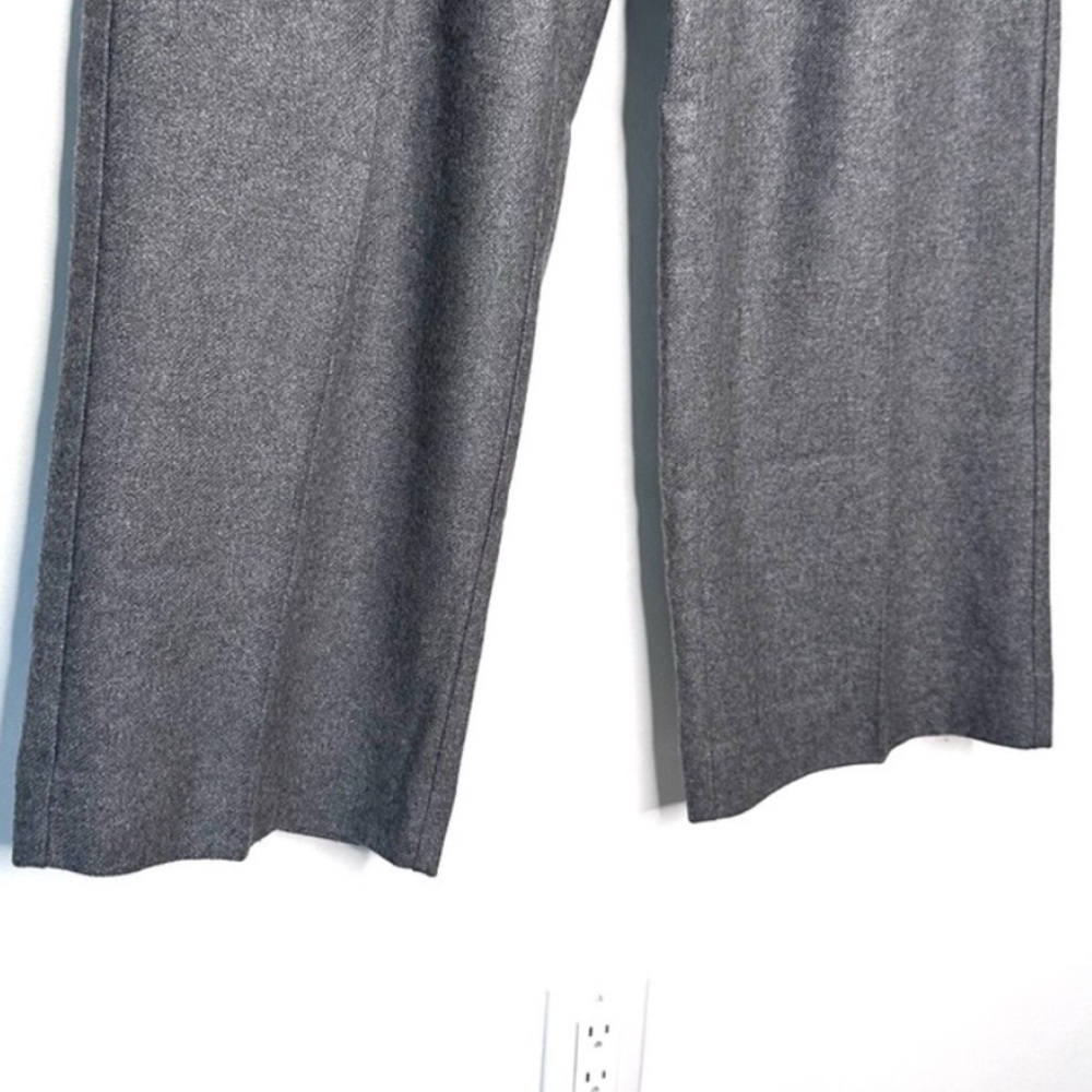 NWOT Madewell The Harlow Low-Slung Wool Wide-Leg Pant Mid Gray Melange Size 6 - Picture 8 of 13